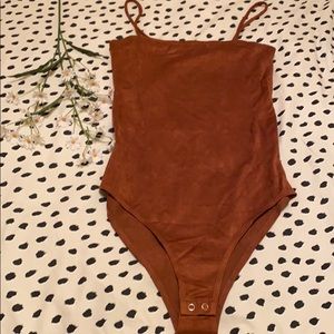 Suede like Bodysuit